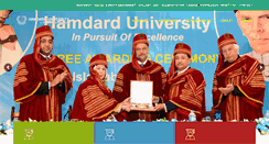 Desktop Screenshot of hamdard-isb.edu.pk