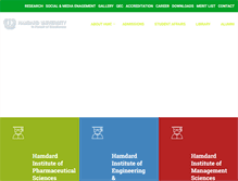 Tablet Screenshot of hamdard-isb.edu.pk